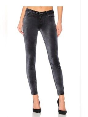 Paige Verdugo Ultra Skinny Velvet jeans in Midnight Slate Size 28!